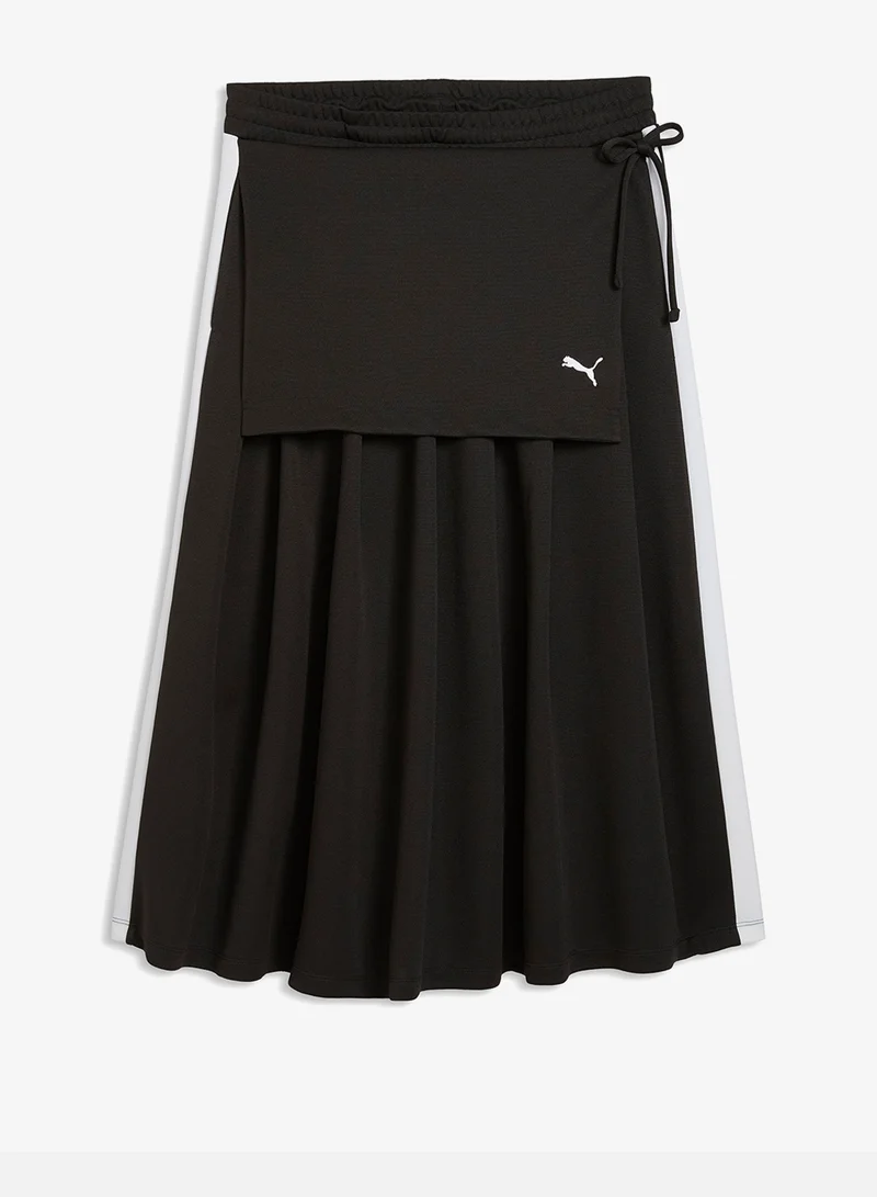 PUMA  T7 Midi Pleated Skirt for Women | Best Price UAE